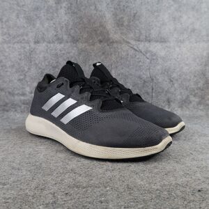 Adidas Shoes Men 10 Athletic Trainer Edge Flex Running Sport Active Grey Comfort